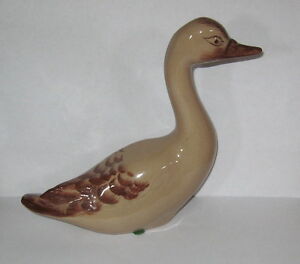 Vintage Mid Century Modern Raymor Italy Pottery Duck Goose Figurine