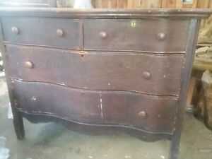 1836 Antique A Oak Dresser