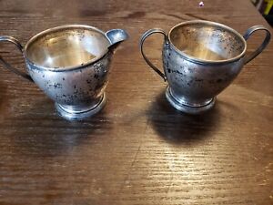 Vintage P S Co 925 Sterling Silver Creamer Sugar Dish Container Scrap Or Not