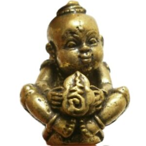 Guman Tong Pendant Kuman Thong Boy Magic Thai Amulet Lucky Gamble Rich Necklace