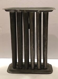 Antique Vintage 12 Taper Tin Candle Mold With Handle