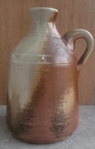 Antique Vtg 19th Century Stoneware Pottery Salt Glazed Beehive Whiskey Jug Crock
