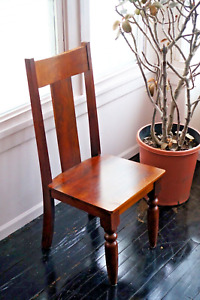 American Mid Century Vintage Cherry Wood Dining Chair Gorgeous 