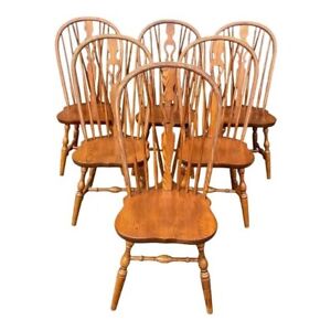 S Bent Bros Dining Room Chairs 6 