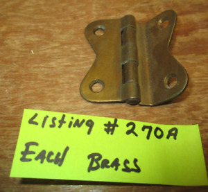Vintage Brass Hoosier Cabinet Hinge For Large Doors Lower Each Listing 270a