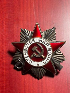 Order Of The Patriotic War Types 3 1st Class With Award Document 