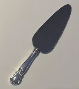 Pretty Vintage Sterling Silver Towle Handle Pie Cake Server Flat Blade