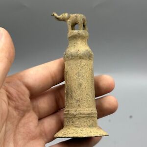 Genuine Ancient Near Eastern Luristan Bronze Bell Ca 1200 To 800 Bce E