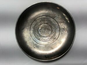 Engraved Cjb Initials Ring Jewelry Tray Holder Dish Coin Silver 900