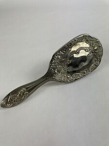 Antique Art Nouveau Style Sterling Silver Hair Brush