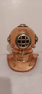 Scuba Divers Vintage Copper Brass Replica Helmet