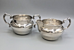 Reed Barton Sterling X728 Sterling Silver Creamer And Sugar Set Gently Used