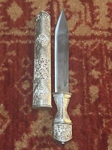 Antique Tibetan Warrior Dagger Knife Khampa Tibet Sword Ke Tri