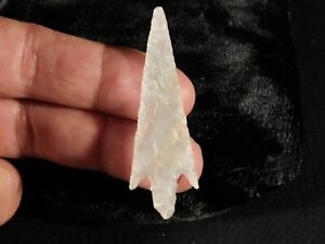 Long Ancient Extended Base Form Arrowhead Or Flint Artifact Niger 5 25