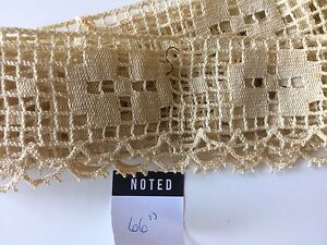 Vtg Primitive Sewing Trim Textile Lace Edging Antique 66 