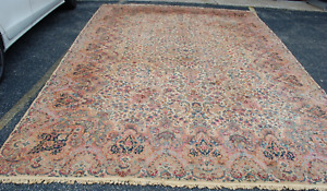 Vintage Mint Authentic Karastan Floral Kirman Pattern 759 Rug Carpet 10 X 14 