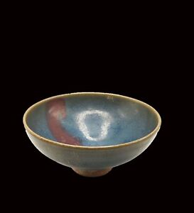 Junyao Purple Splash Conical Bowl 6 5 Diameter Song Yuan Dynasty