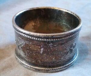 Antique Silverplate Napkin Ring 
