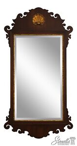 63707ec Friedman Brothers Chippendale Style Shell Carved Mahogany Mirror