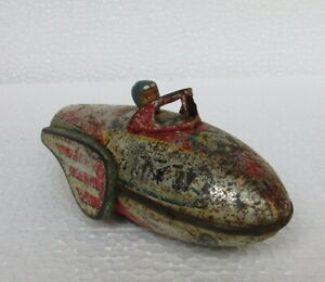 1950 S Vintage Old Collectible Unique Rare Tin Toy Boat