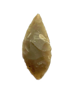 Nice Early Neolithic Stone Age Leaf Shaped Flint Arrowhead 5000bce Genuine 