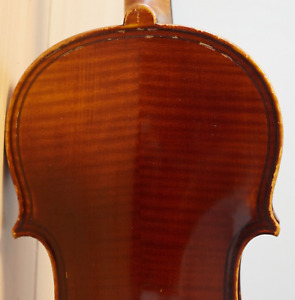 Old Vintage Violin 4 4 Geige Viola Cello Fiddle Label Georges Chanot Nr 1662
