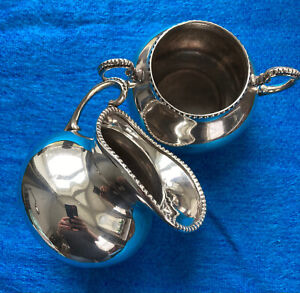 Heather Mexico Sterling Silver Cream And Sugar Set 14 00 Ozt 