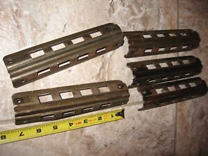 Vintage Bed Rail Brackets Set Metal Bedfast Salvage