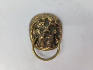 Vintage Brass Lion Head Door Knocker Antique Lion Door Knocker 2 