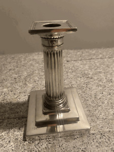 Gorham Sterling Column Candle Holder 6 1 2 Tall Sterling A6841 Early 1900 S