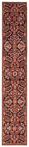 Vintage Hand Knotted Area Rug 2 4 X 13 0 Traditional Wool Carpet