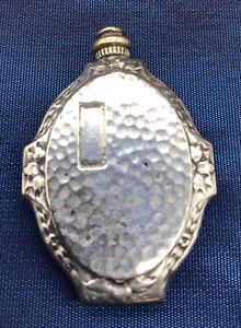 Arts Crafts Circa 1900s Sterling Silver Perfume Flacon Tiny 1 5 Inches Long