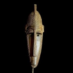 Home D Cor Handmade Mask Hand Carved Large Bambara Mask Of Mali 9738