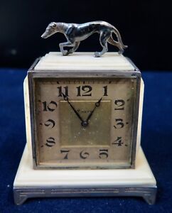 Vintage Austrian Art Deco Period Miniature Clock