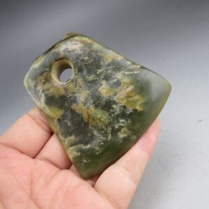 China Jade Collectibles Hongshan Culture Jade Stone Age Jasper Jade Axe N052