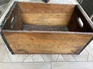 Rare Vintage 1941 Old Fashion Ma S Root Beer Wood Soda Crate Case Box