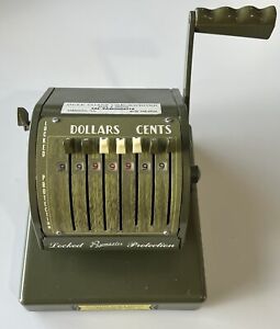 Vintage Paymaster Series X 550 Check Writer 7 Column Machine
