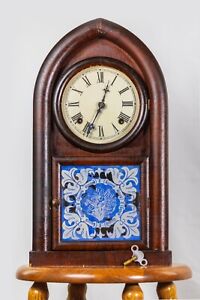 Victorian Era Antique Waterbury Mantle Clock