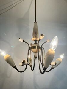 Vintage Honey Onyx Chandelier Marble Light Lighting Ceiling Pendant Fixture