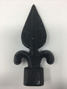 Cast Iron Fence Gate Finial Toppers 1 X 6 With 3 4 Square Opening