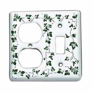 Switch Plate White Porcelain Ivy Toggle Outlet Switch Renovator S Supply