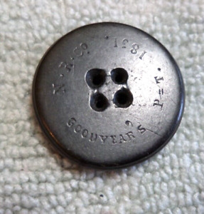 Antique Hard Rubber Button 1 Goodyear S 1851