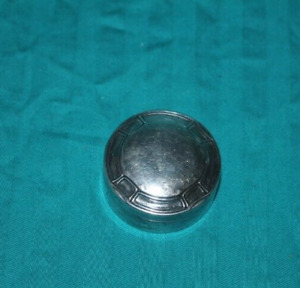Antique Tiffany Co 17414 7257 Makers Sterling Silver Pill Trinket Box