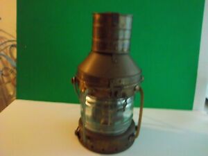 Nautical Ship S Lantern Brass Large Anchor Lamp Vintage