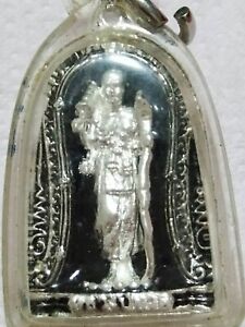 Thai Amulet Silver Coin Phra Lp Tuad Wai Kru Ceremony Ajarn Nookanpai Sak Yant
