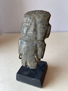 Ancient Precolumbian Mezcala Mayan Olmec Stone Figure