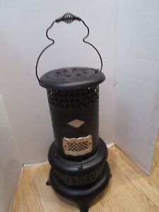 Antique Metal Nesco Perfect Kerosene Space Heater Parlor Cabin Footed 15 Burner