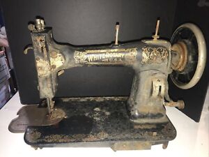 Antique 1914 White Rotary Sewing Machine Fr2676019 Us Patons Dates 1900 1913