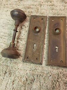 Vintage Iron Door Knob Set