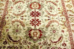 9x6 Exquisite Mint Hand Knotted 200 Kpsi Vegetable Dye Geometrc Tabrizz Wool Rug